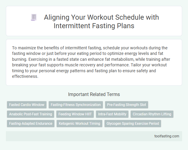 Aligning Your Workout Schedule with Intermittent Fasting Plans