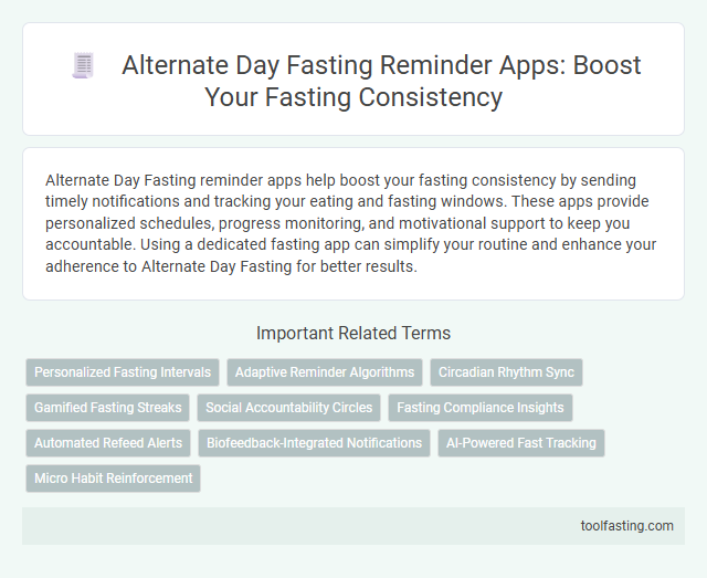 Alternate Day Fasting Reminder Apps: Boost Your Fasting Consistency