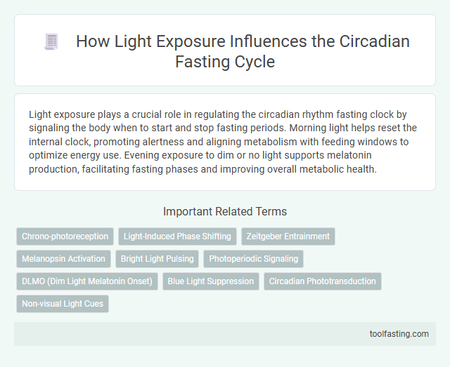 How Light Exposure Influences the Circadian Fasting Cycle
