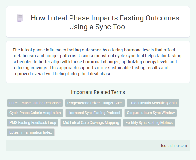 How Luteal Phase Impacts Fasting Outcomes: Using a Sync Tool