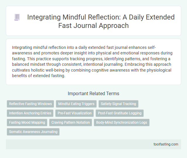 Integrating Mindful Reflection: A Daily Extended Fast Journal Approach