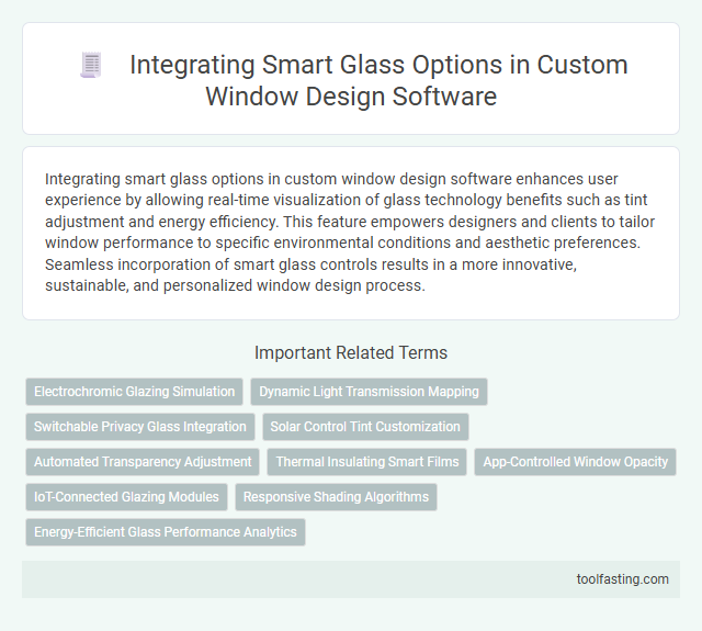 Integrating Smart Glass Options in Custom Window Design Software
