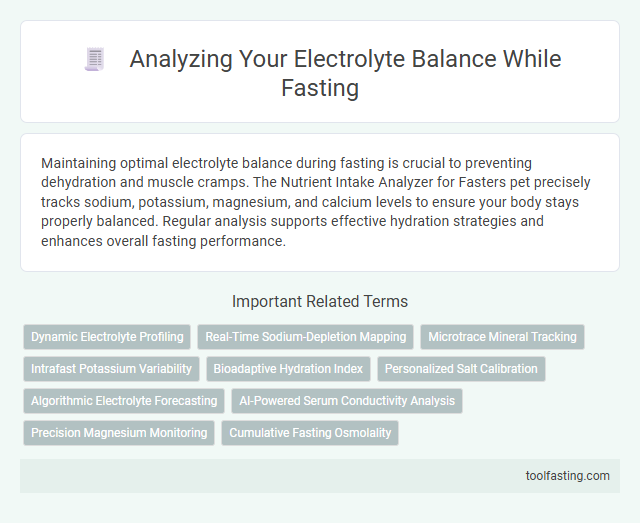 Analyzing Your Electrolyte Balance While Fasting