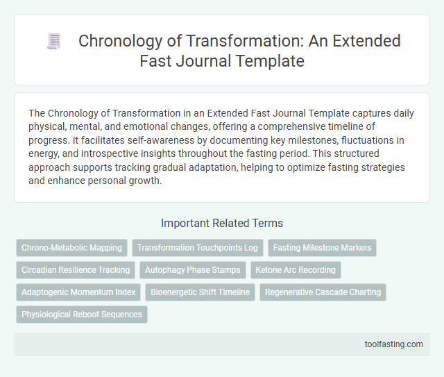 Chronology of Transformation: An Extended Fast Journal Template
