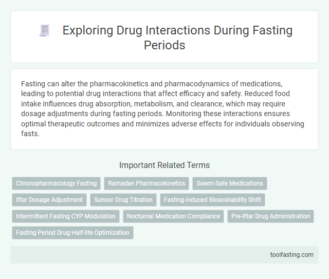 Exploring Drug Interactions During Fasting Periods