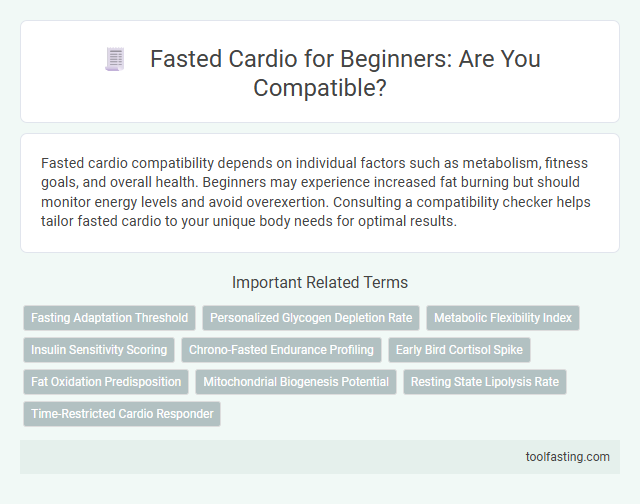 Fasted Cardio for Beginners: Are You Compatible?