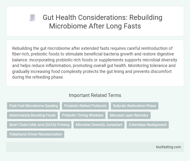Gut Health Considerations: Rebuilding Microbiome After Long Fasts