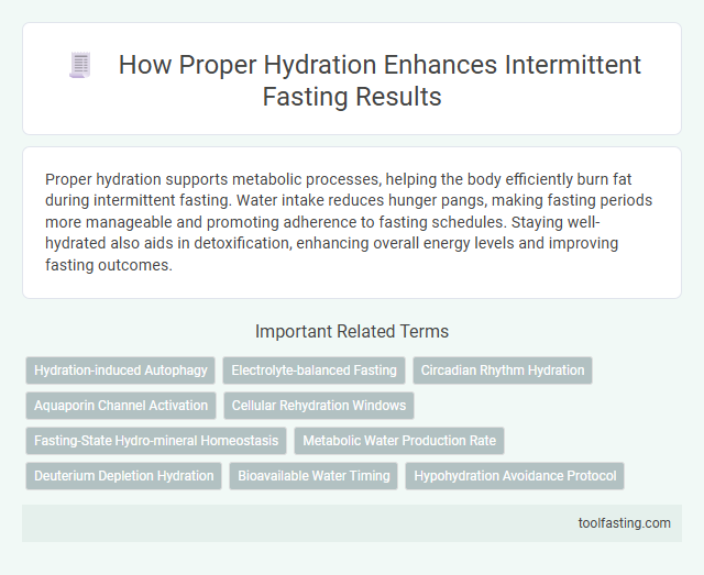 How Proper Hydration Enhances Intermittent Fasting Results