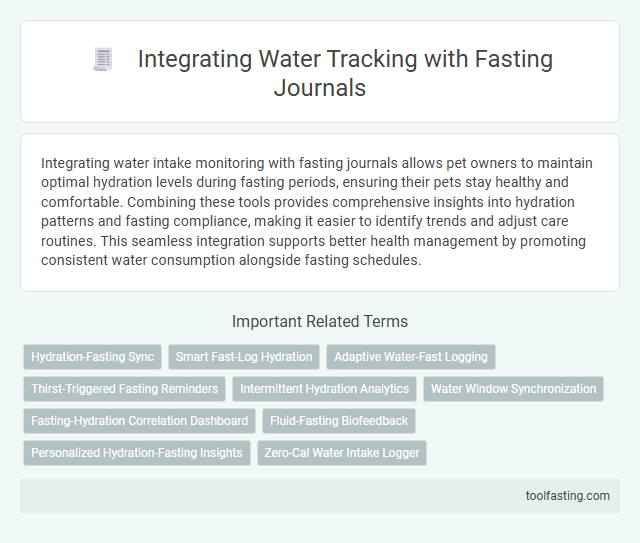 Integrating Water Tracking with Fasting Journals