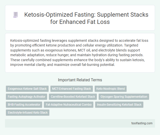 Ketosis-Optimized Fasting: Supplement Stacks for Enhanced Fat Loss