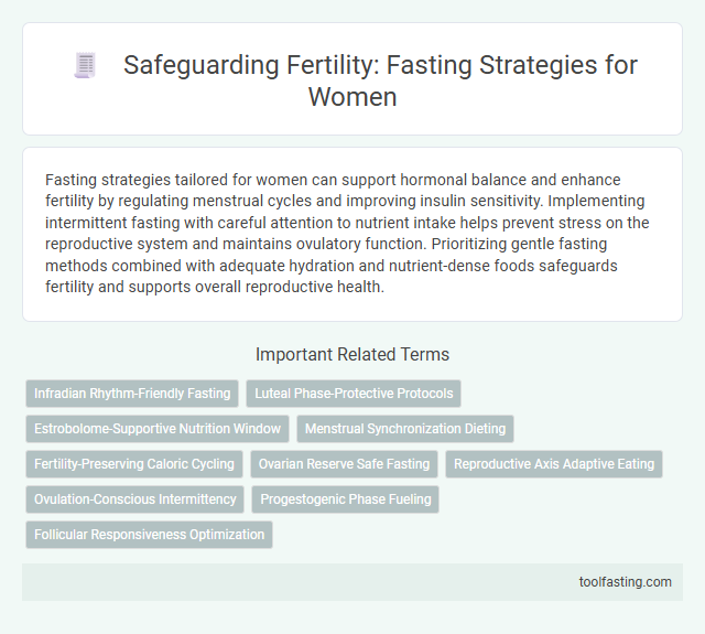 Safeguarding Fertility: Fasting Strategies for Women