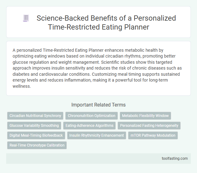 Science-Backed Benefits of a Personalized Time-Restricted Eating Planner