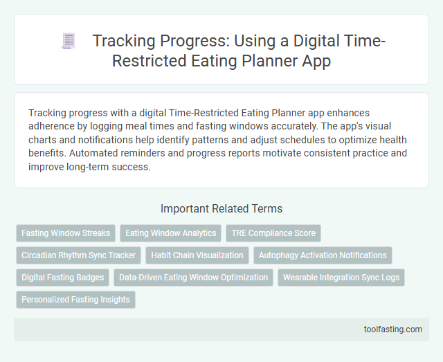 Tracking Progress: Using a Digital Time-Restricted Eating Planner App
