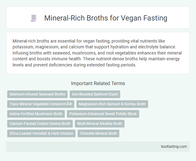 Mineral-Rich Broths for Vegan Fasting