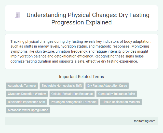 Understanding Physical Changes: Dry Fasting Progression Explained