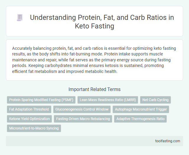 Understanding Protein, Fat, and Carb Ratios in Keto Fasting