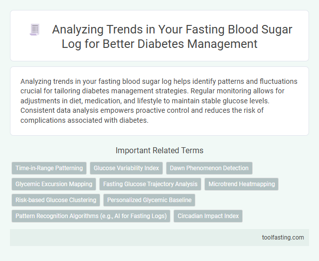 Analyzing Trends in Your Fasting Blood Sugar Log for Better Diabetes Management
