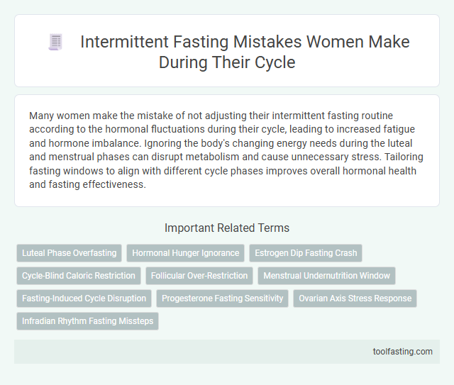 Intermittent Fasting Mistakes Women Make During Their Cycle