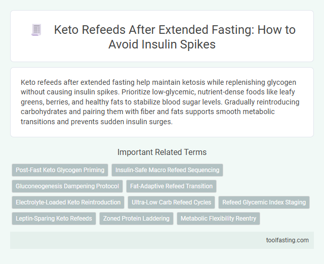 Keto Refeeds After Extended Fasting: How to Avoid Insulin Spikes