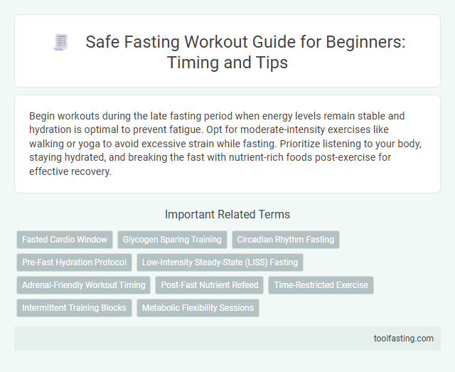 Safe Fasting Workout Guide for Beginners: Timing and Tips