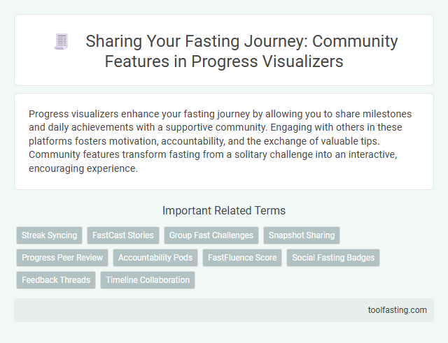 Sharing Your Fasting Journey: Community Features in Progress Visualizers