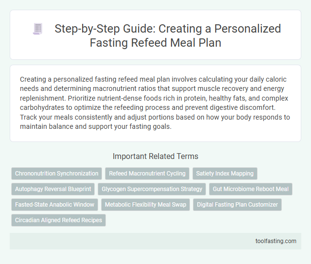 Step-by-Step Guide: Creating a Personalized Fasting Refeed Meal Plan