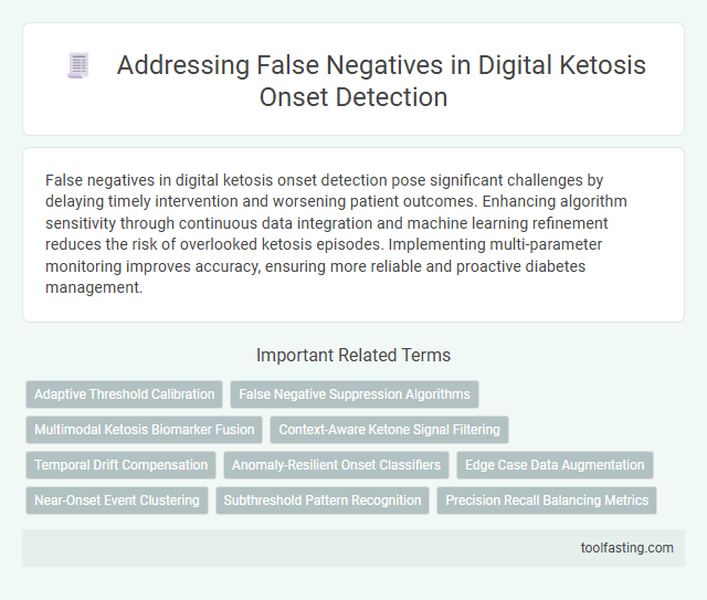 Addressing False Negatives in Digital Ketosis Onset Detection