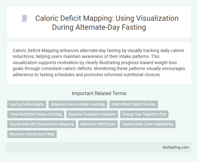 Caloric Deficit Mapping: Using Visualization During Alternate-Day Fasting