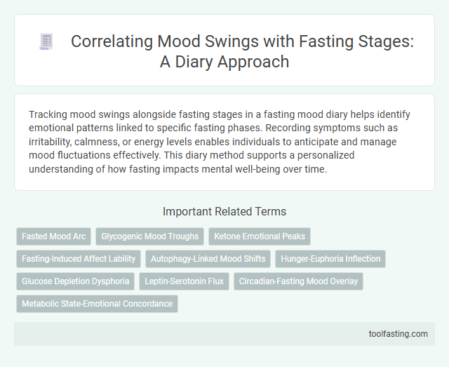 Correlating Mood Swings with Fasting Stages: A Diary Approach