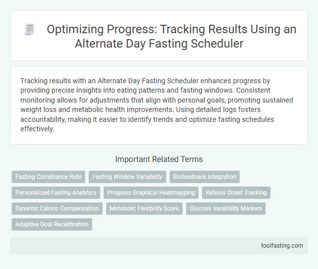 Optimizing Progress: Tracking Results Using an Alternate Day Fasting Scheduler