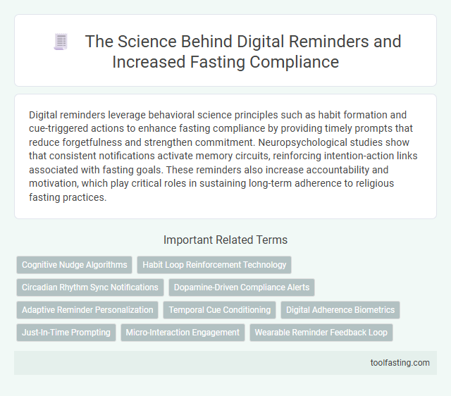 The Science Behind Digital Reminders and Increased Fasting Compliance