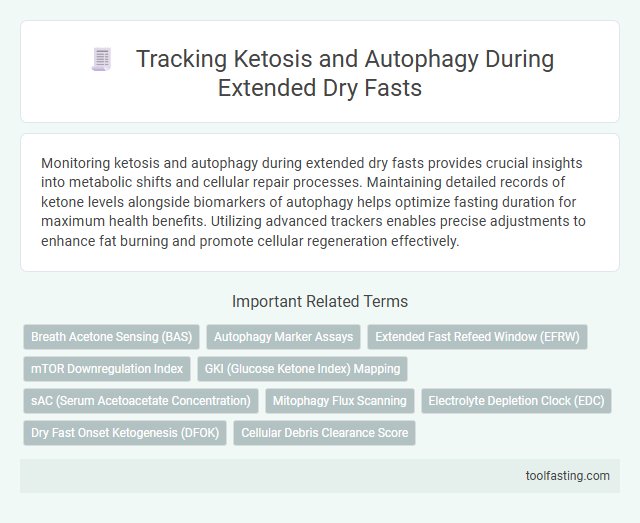 Tracking Ketosis and Autophagy During Extended Dry Fasts