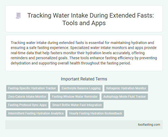 Tracking Water Intake During Extended Fasts: Tools and Apps