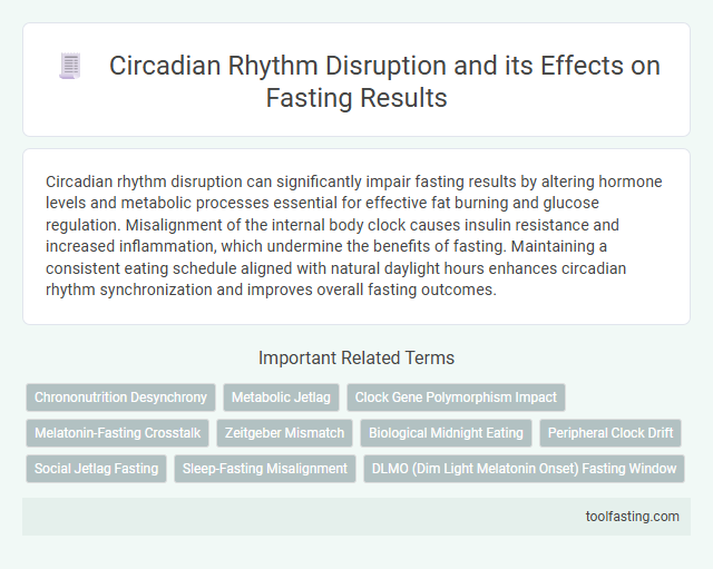 Circadian Rhythm Disruption and its Effects on Fasting Results