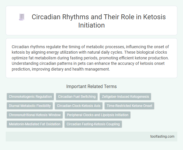 Circadian Rhythms and Their Role in Ketosis Initiation