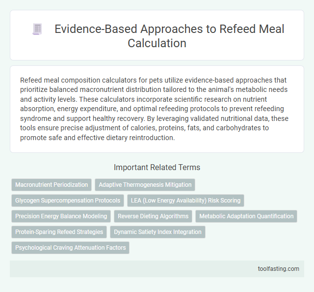 Evidence-Based Approaches to Refeed Meal Calculation