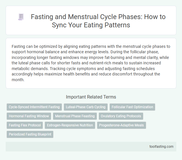 Fasting and Menstrual Cycle Phases: How to Sync Your Eating Patterns