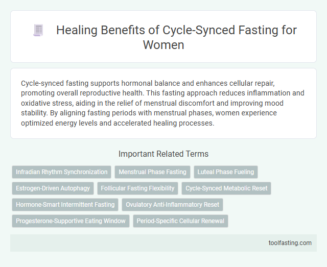Healing Benefits of Cycle-Synced Fasting for Women