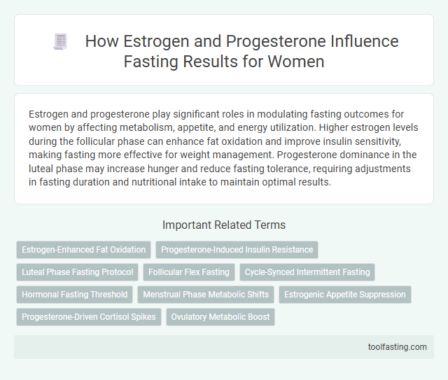 How Estrogen and Progesterone Influence Fasting Results for Women