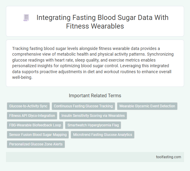 Integrating Fasting Blood Sugar Data With Fitness Wearables