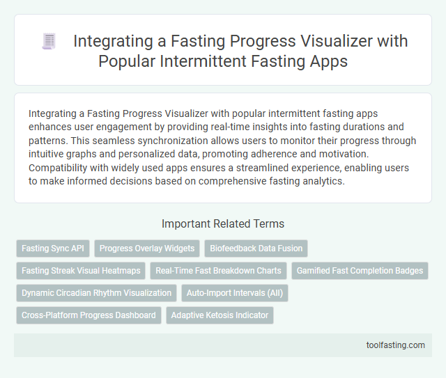 Integrating a Fasting Progress Visualizer with Popular Intermittent Fasting Apps