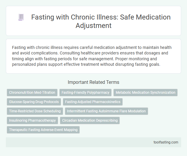 Fasting with Chronic Illness: Safe Medication Adjustment