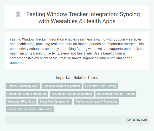 Fasting Window Tracker Integration: Syncing with Wearables & Health Apps