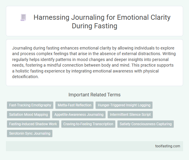 Harnessing Journaling for Emotional Clarity During Fasting