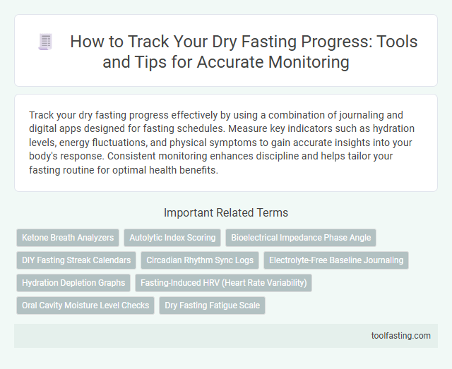 How to Track Your Dry Fasting Progress: Tools and Tips for Accurate Monitoring