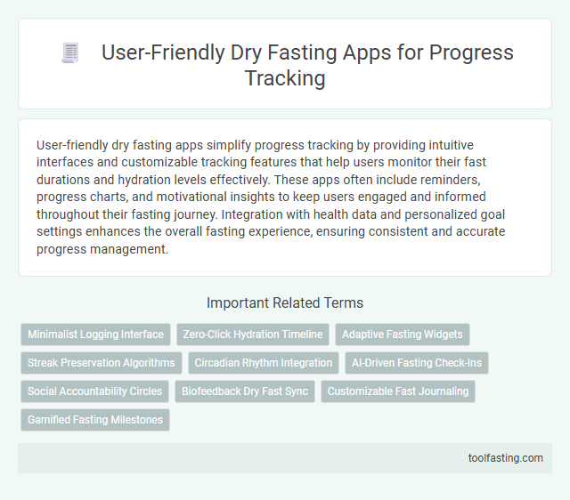 User-Friendly Dry Fasting Apps for Progress Tracking